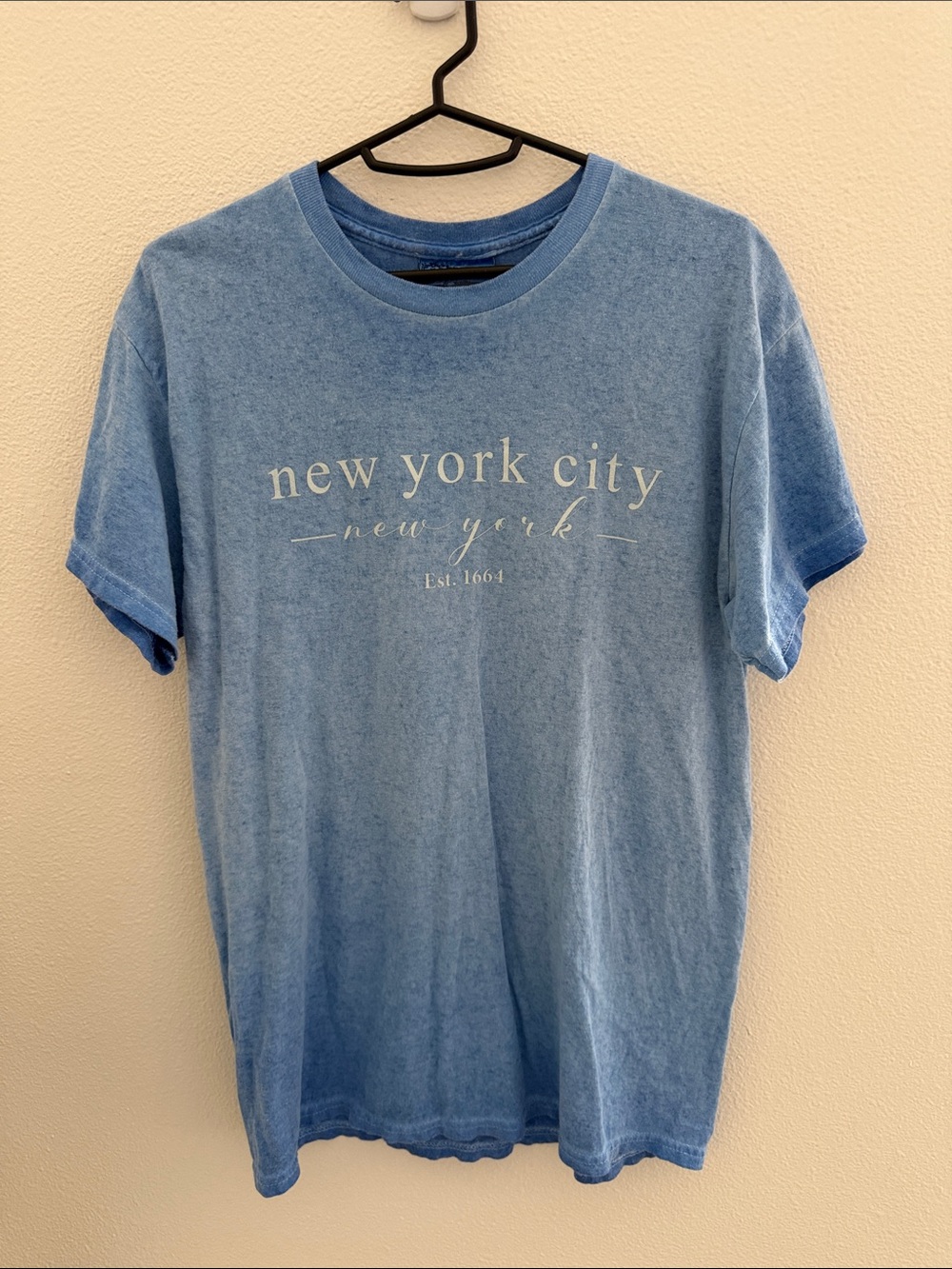 New York City Blue Graphic Tee - Men's Casual Shirt